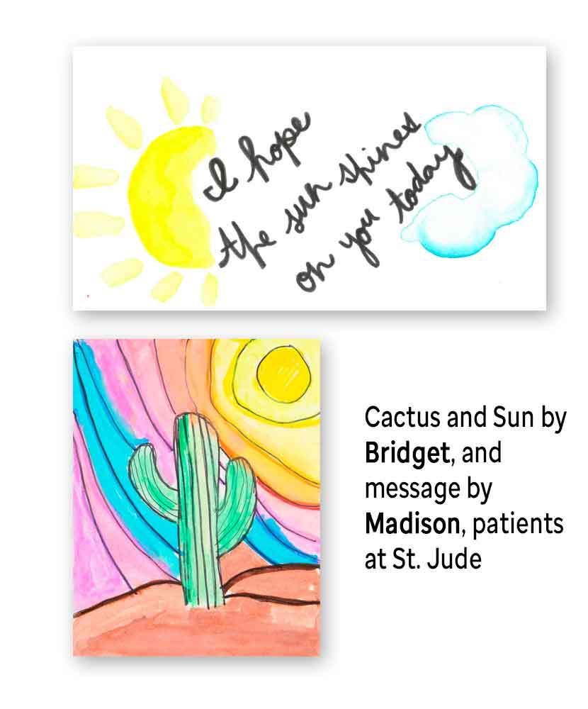 St. Jude Patient Art Drinking Glass